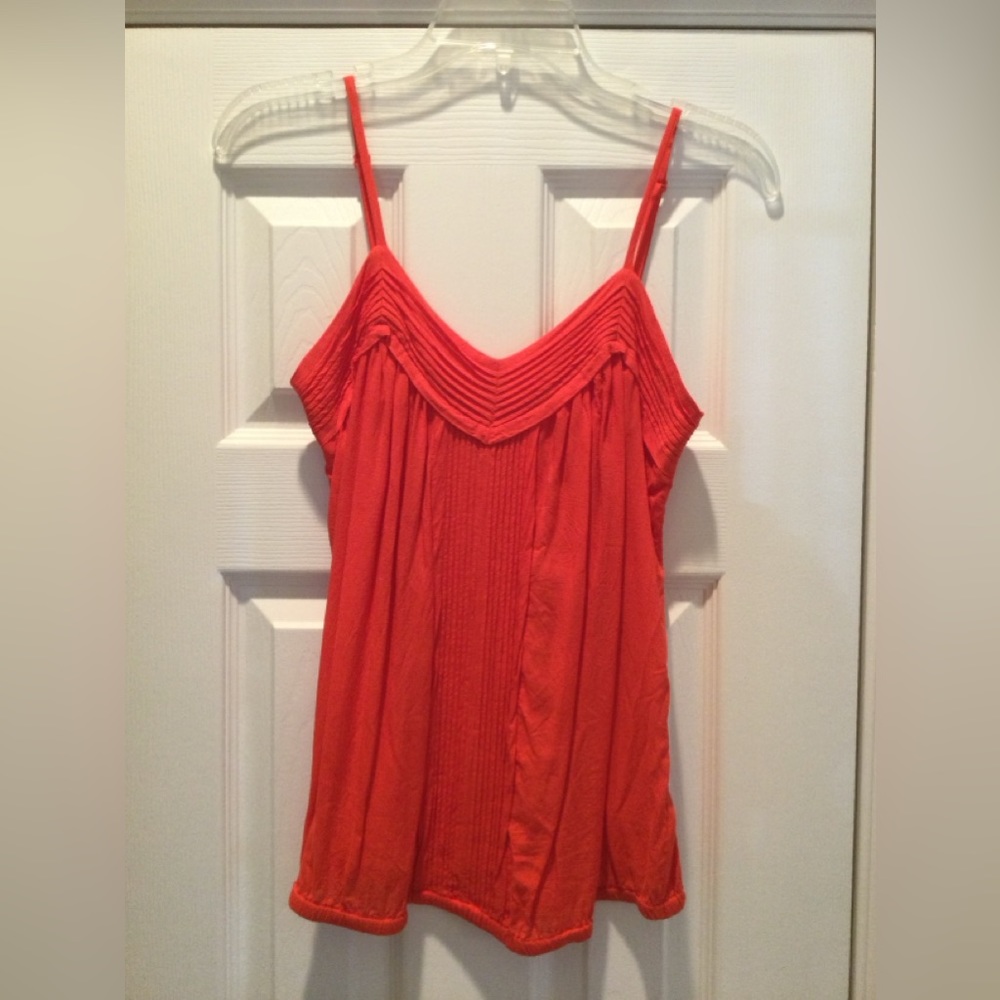 EXPRESS, size medium, CORAL color, not red, adjustable straps, sun top